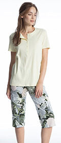 Calida Pyjama 3/4 Cosy Cotton Fair
