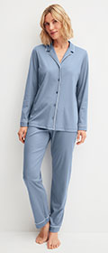 Pyjama durchgeknöpft Night Lovers