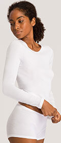 Hanro Shirt langarm Cotton Seamless