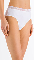 Hanro Maxi Slip Cotton Lace