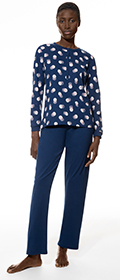 Mey Pyjama lang Scribbled Dots