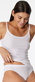 Schiesser Spaghetti Top Pure Rib