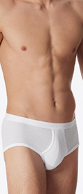 Schiesser Sport Slip mit Eingriff Original Feinripp 2er Pack