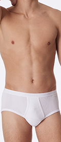 Schiesser Sport Slip mit Eingriff Original Doppelripp 2er Pack