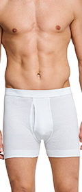 Schiesser Hose kurz Cotton Essentials Feinripp