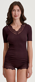 Calida Top kurzarm Silky Wool Joy