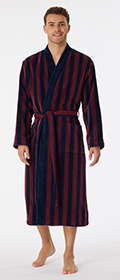 Schiesser Bademantel aus Velours Essentials
