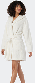 Schiesser Morgenmantel aus Teddy Fleece