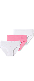 Schiesser Mädchen Hüftslips Fine Rib 3er Pack