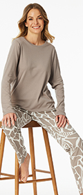 Schiesser Schlafanzug lang Modern Nightwear