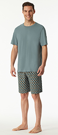 Schiesser Schlafanzug kurz Casual Essentials