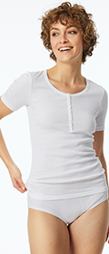 Schiesser REVIVAL Henley halbarm Berta