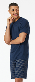 Schiesser Schlafanzug kurz Casual Essentials