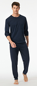 Schiesser Schlafanzug lang Comfort Essentials