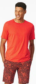 Schiesser T-Shirt Rundhals Mix + Relax Single Jersey