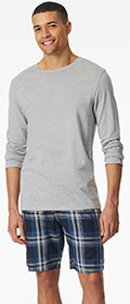 Schiesser Langarmshirt Rundhals Mix + Relax Single Jersey