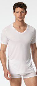 Schiesser Shirt V-Ausschnitt Premium Modal