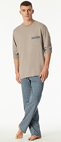 Schiesser Schlafanzug lang Comfort Nightwear
