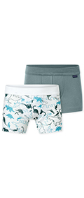 Schiesser Shorts 2er-Pack Fine Rib