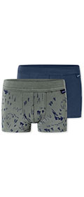 Schiesser Shorts 2er-Pack Fine Rib