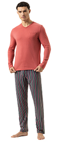 Mey Pyjama lang Pure Rose Stripes