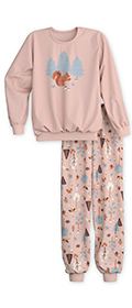 Calida Pyjama mit Bündchen Kids Forest
