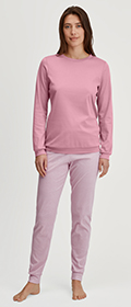 Calida Pyjama mit Bündchen Striped Dreams
