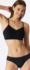 Bustier seamless herausnehmbare Pads Spitze Invisible Soft Lace