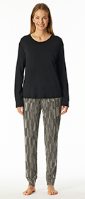 Schiesser Schlafanzug lang Modern Nightwear