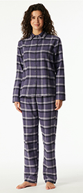 Schiesser Schlafanzug lang Selected Premium Warming