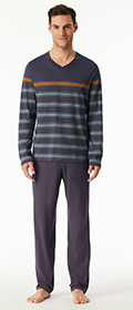 Schiesser Schlafanzug lang Casual Nightwear