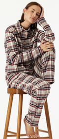 Schiesser Pyjama lang Webware X-Mas Family