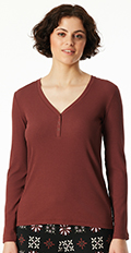 Schiesser Shirt langarm Knopfleiste Mix + Relax