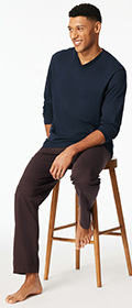 Schiesser Schlafanzug lang Comfort Essentials