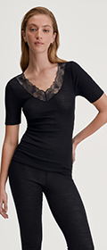 Calida Top kurzarm Silky Wool Glam