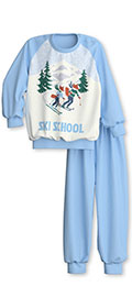 Calida Pyjama mit Bündchen Toddlers Ski Resort
