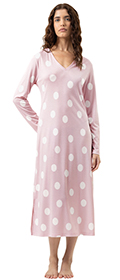 Nachthemd langarm Pretty Dots