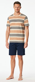 Schiesser Schlafanzug kurz Casual Nightwear