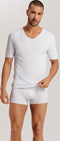 Hanro Shirt mit V-Ausschnitt Clean Cut