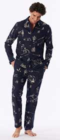 Schiesser Pyjama lang Flanell X-Mas