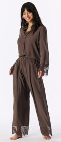 Schiesser Pyjama lang Modern Lace