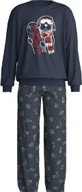 Calida Pyjama mit Bündchen 