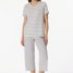 Schiesser Schlafanzug 3/4 kurzarm Casual Essentials