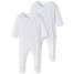 Schiesser Baby Anzug mit Fuß 2er Pack