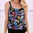 Anita Tankini Top Girona Night Flowers