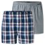 Schiesser Boxershorts 2er-Pack Webware Boxershorts Multipacks