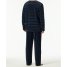Schiesser Schlafanzug lang Velour Casual Nightwear