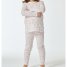 Schiesser Schlafanzug lang Doppelripp Herzchen Kids Nightwear