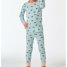 Schiesser Schlafanzug lang Feinripp Bündchen Kids Nightwear