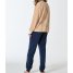 Schiesser Schlafanzug lang Frottee Bündchen Ringel Nightwear